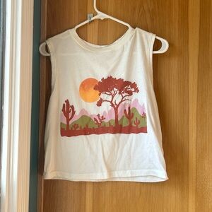 desert muscle tee